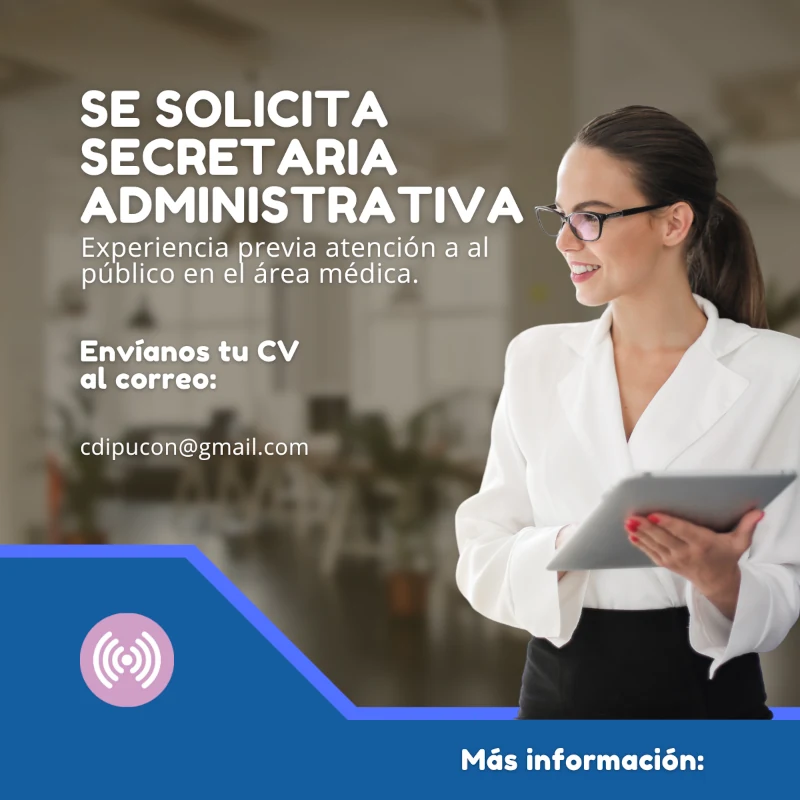 Buscamos Secretaria Administrativa